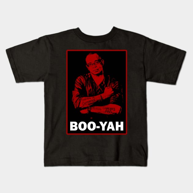 stuart scott booyah Kids T-Shirt by sigma-d